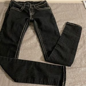 Iris Premium Denim Pants Kids Girls Size 1 Black Color.